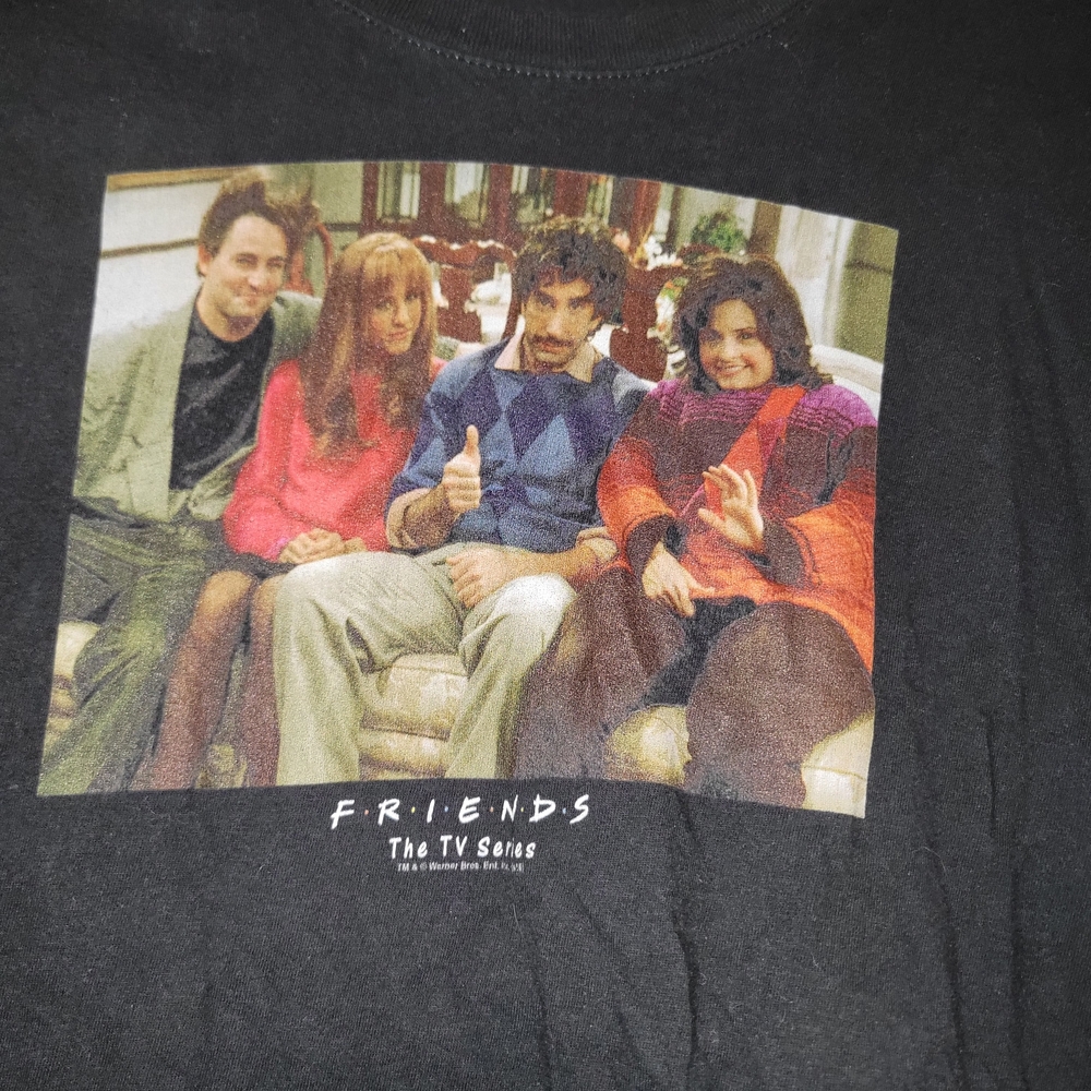 FRIENDS Black Short Sleeve Tee
